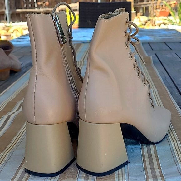 ZARA LACE UP ANKLE BOOTS - Picture 3 of 6